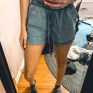 Super cute blue stripped shorts